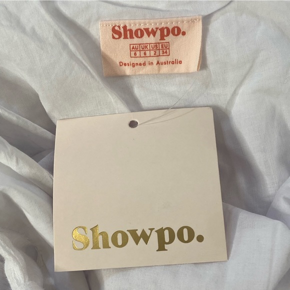 NWT Showpo Inferi Dress in White Sz 2 - Picture 14 of 16